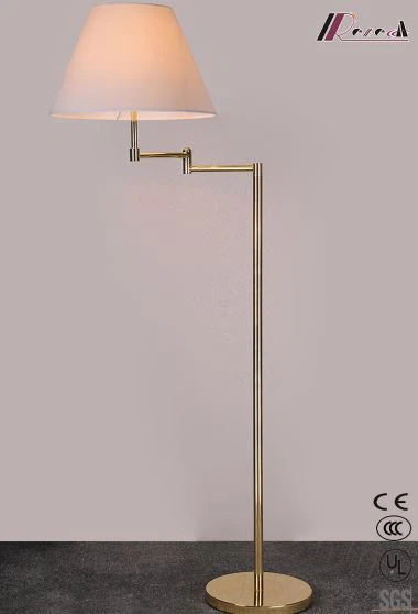 Ново дизайнерско промишлено люлеещо се рамо Бронзово стоящо подово лампа / задание Осветително тяло с дневна